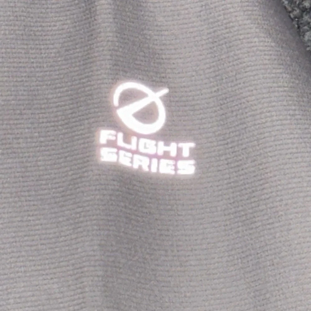 The North Face Flight Series Mens XL Gray Cream Full Zip Running Jacket AW1K